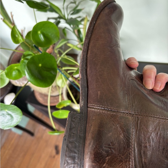 Frye Brown Leather Riding Boots-size 10 - Picture 7 of 9